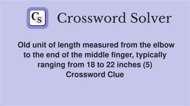Middle finger, with “the” Crossword Clue