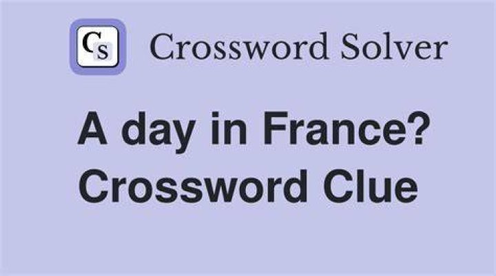 Mine, in France Crossword Clue