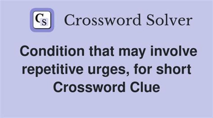 Monthly condition, for short Crossword Clue