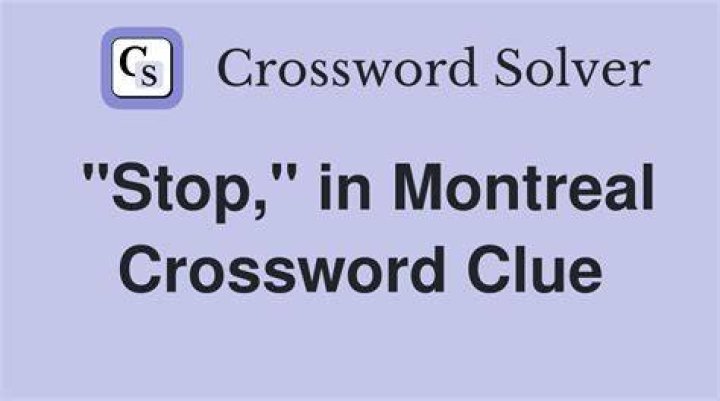 Montreal’s Côte Saint-___ Crossword Clue