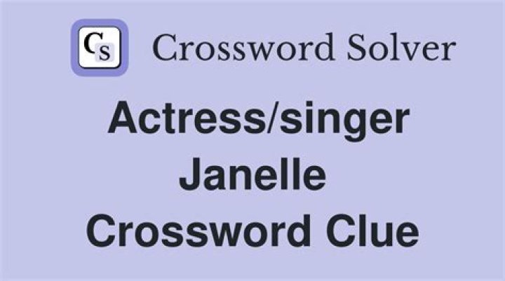 “Moonlight” actress Janelle Crossword Clue