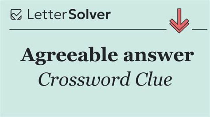 More agreeable Crossword Clue