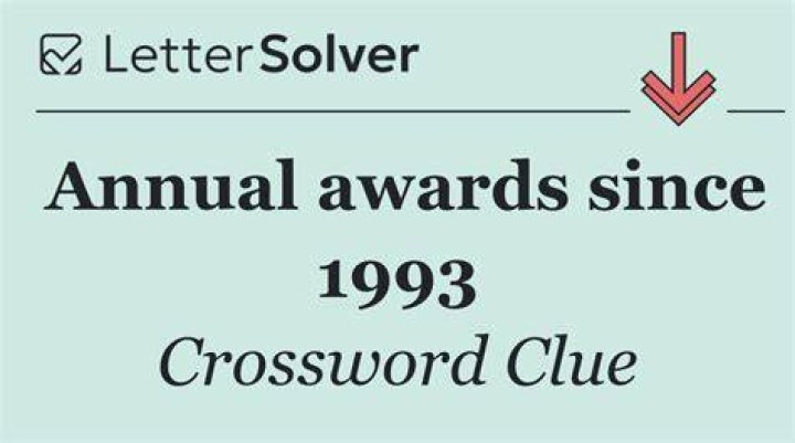 Most-watched annual awards show, with “the” Crossword Clue