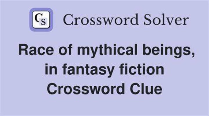 Mythical race Crossword Clue