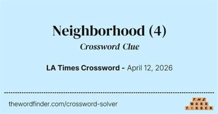 Neighborhood bisected by the Pomona Fwy. Crossword Clue