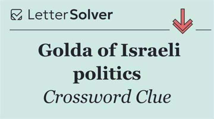 Nickname in Israeli politics Crossword Clue