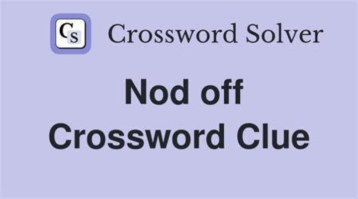Nod off Crossword Clue