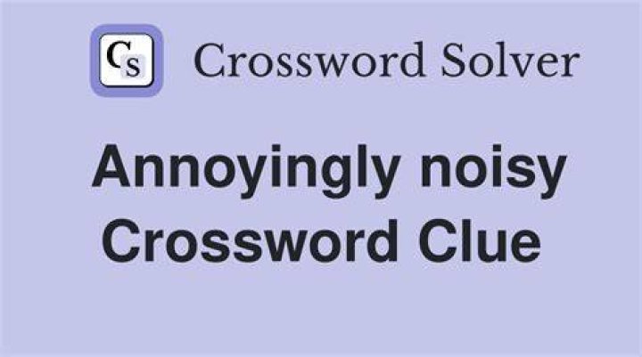 Noisy shouting Crossword Clue