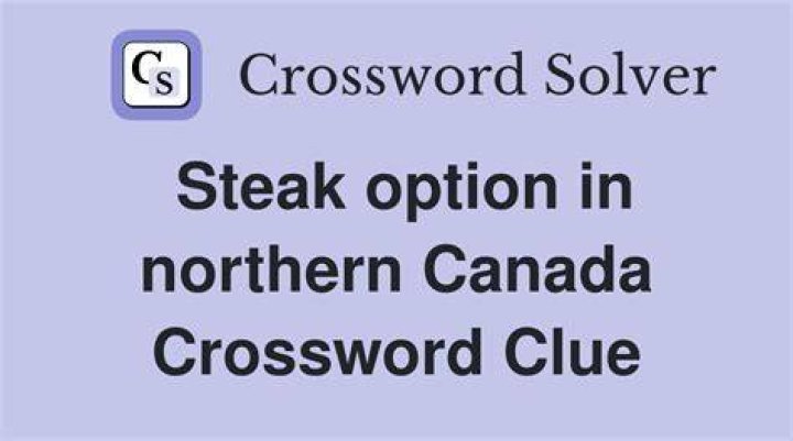 Non-beef steak option Crossword Clue