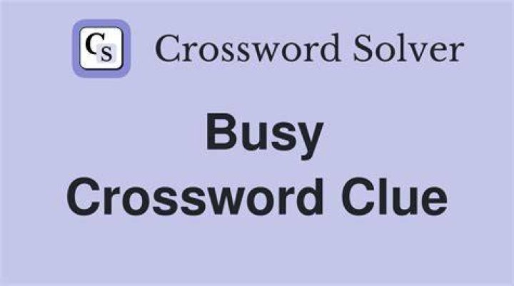 Not busy Crossword Clue