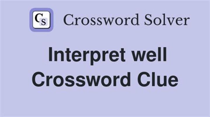 Not interpret correctly Crossword Clue