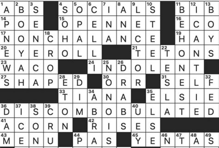 Not yet discovered … even though 60-Across doesn’t mean discovered Crossword Clue