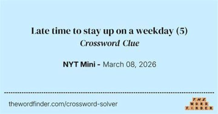 Occasion for kids to stay up late Crossword Clue