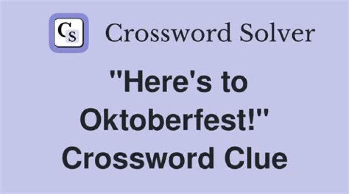 Oktoberfest buys Crossword Clue