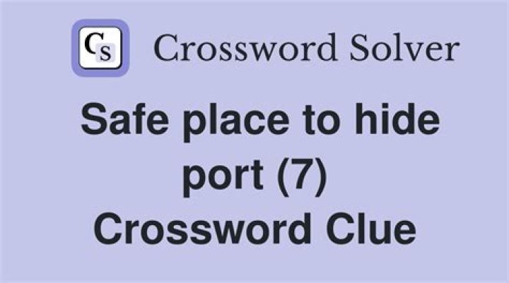 One always having a place to hide Crossword Clue