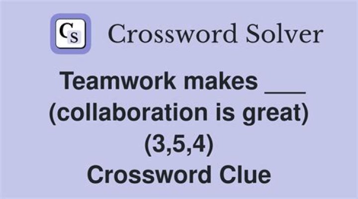One may get in the way of a collaboration Crossword Clue