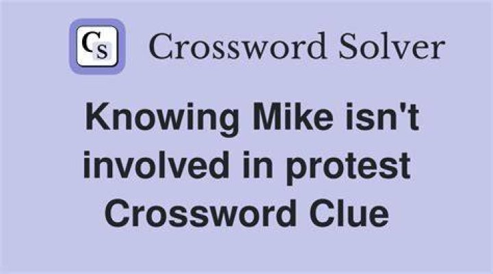 One might be taken in protest Crossword Clue