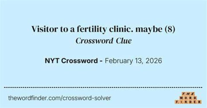 One might determine fertility Crossword Clue