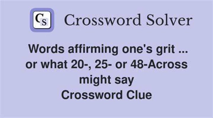 One with a 20-Across Crossword Clue