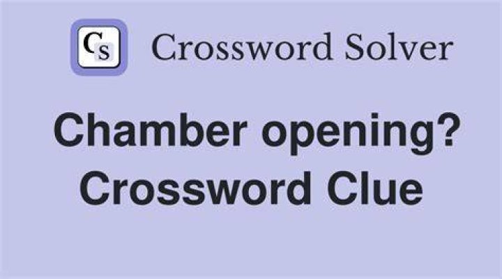 Open chamber Crossword Clue
