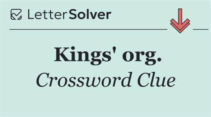 Org. for Kings and Senators Crossword Clue