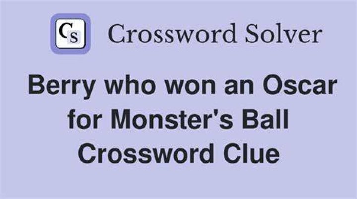 Oscar winner Berry Crossword Clue
