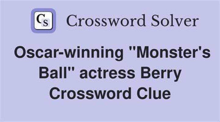 Oscar-winning Berry Crossword Clue