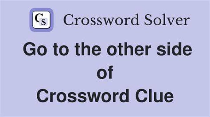Other side Crossword Clue