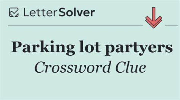 Parking lot souvenir Crossword Clue