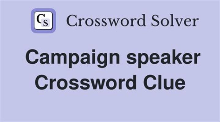Part of a big media campaign Crossword Clue