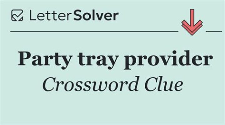Party tray meat Crossword Clue