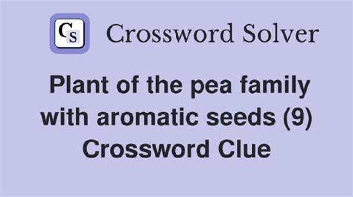 Pea, e.g. Crossword Clue