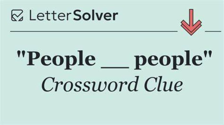 People people Crossword Clue