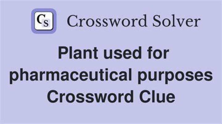 Pharmaceutical product Crossword Clue
