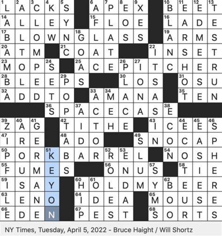 Phillis Wheatley wrote one “to Neptune” Crossword Clue