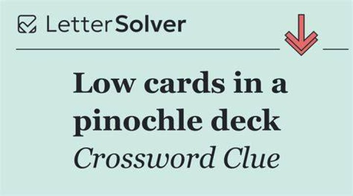 Pinochle plays Crossword Clue