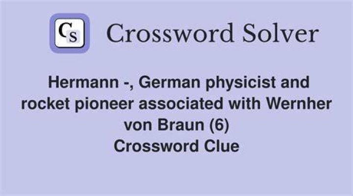 Pioneering rocket scientist Wernher von ___ Crossword Clue