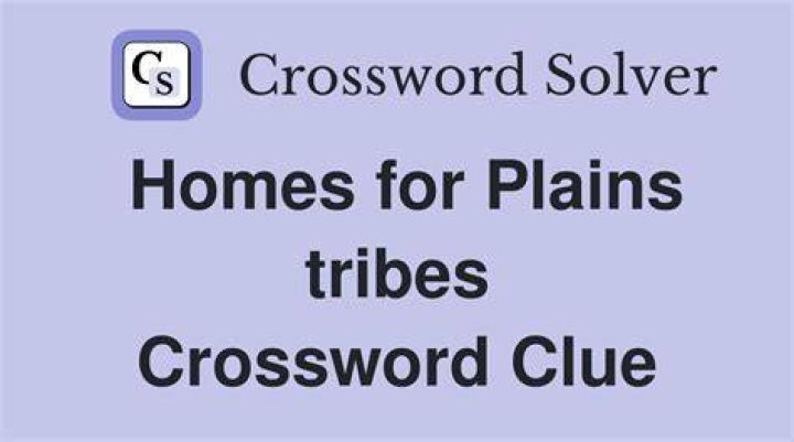 Plains dwelling Crossword Clue