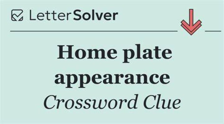Plate appearance Crossword Clue
