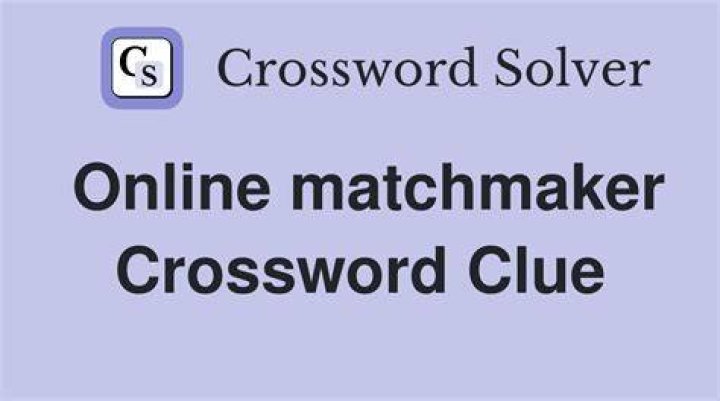 Play matchmaker for Crossword Clue