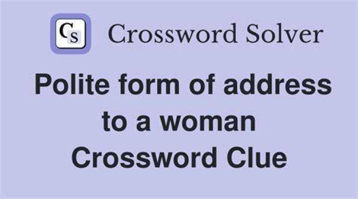 Polite form of address, abroad Crossword Clue