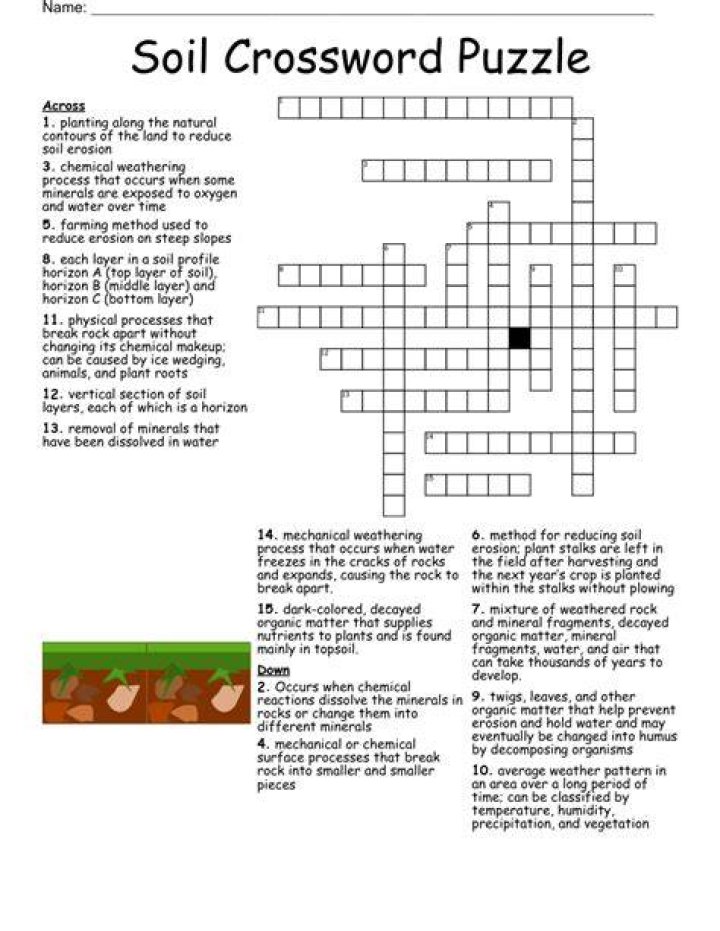 Porous soil Crossword Clue