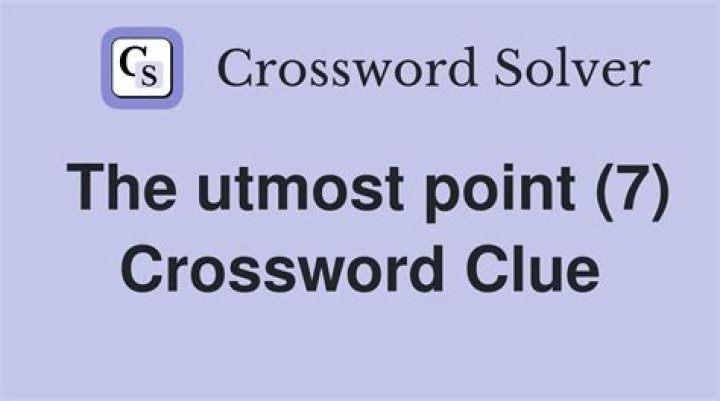 Power point? Crossword Clue