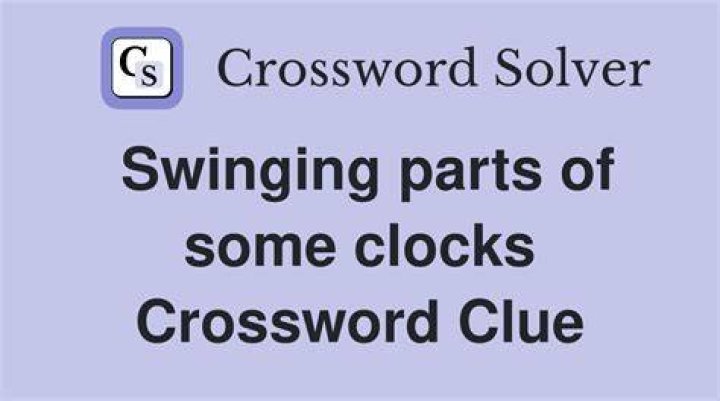 Power sources for some clocks Crossword Clue