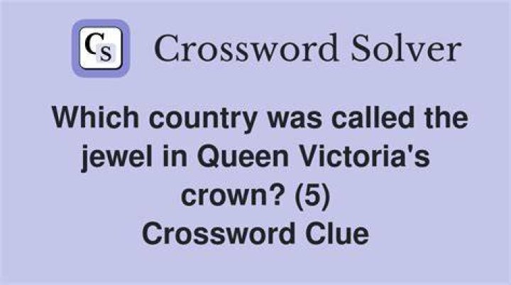 Precious collection of Queen Victoria Crossword Clue