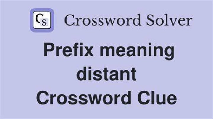 Prefix with syllabic Crossword Clue