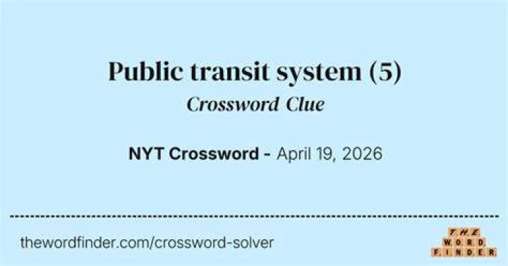 Public transit customer Crossword Clue