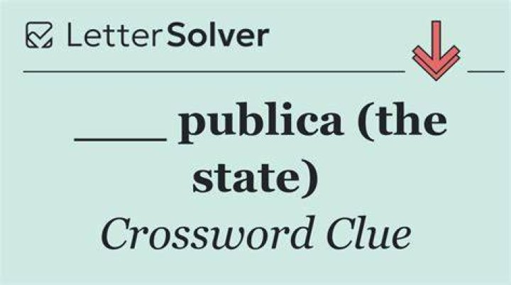 ___ publica Crossword Clue