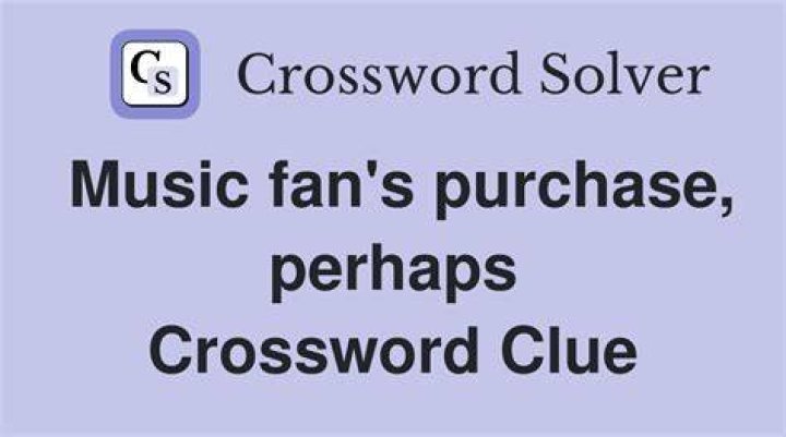 Purchase option for a dedicated fan Crossword Clue