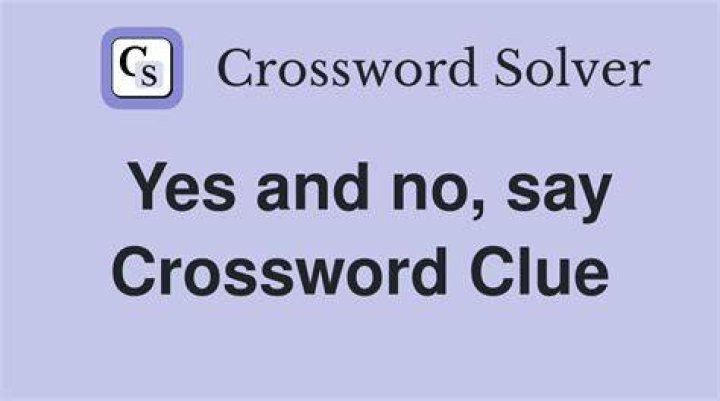 Qualified “yes” Crossword Clue